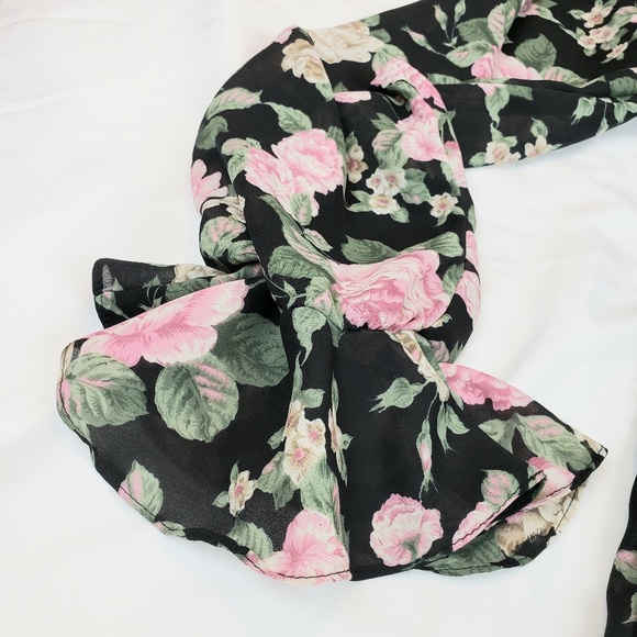 *Vintage*  Daniel Caron Foral Top - Picture 5 of 7